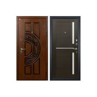 Входная металлическая дверь Лекс Спартак Cisa Баджио Венге (панель №50)